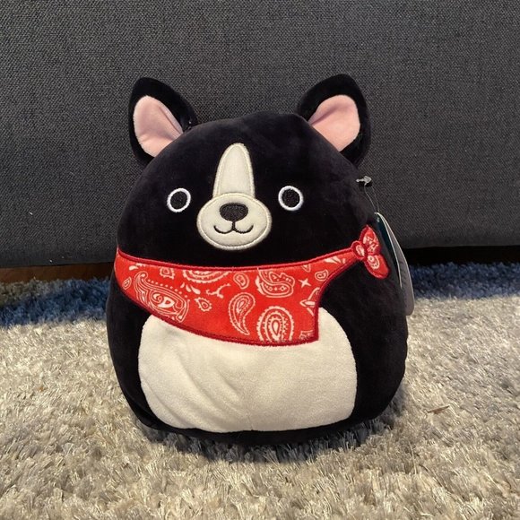 Squishmallows Other 8 Squishmallow Teddy The Dog W Red Bandana 29 First Edition Rare Nwt